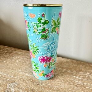 ❌CLEARANCE❌Lilly Pulitzer Blue and Pink Floral Tumbler